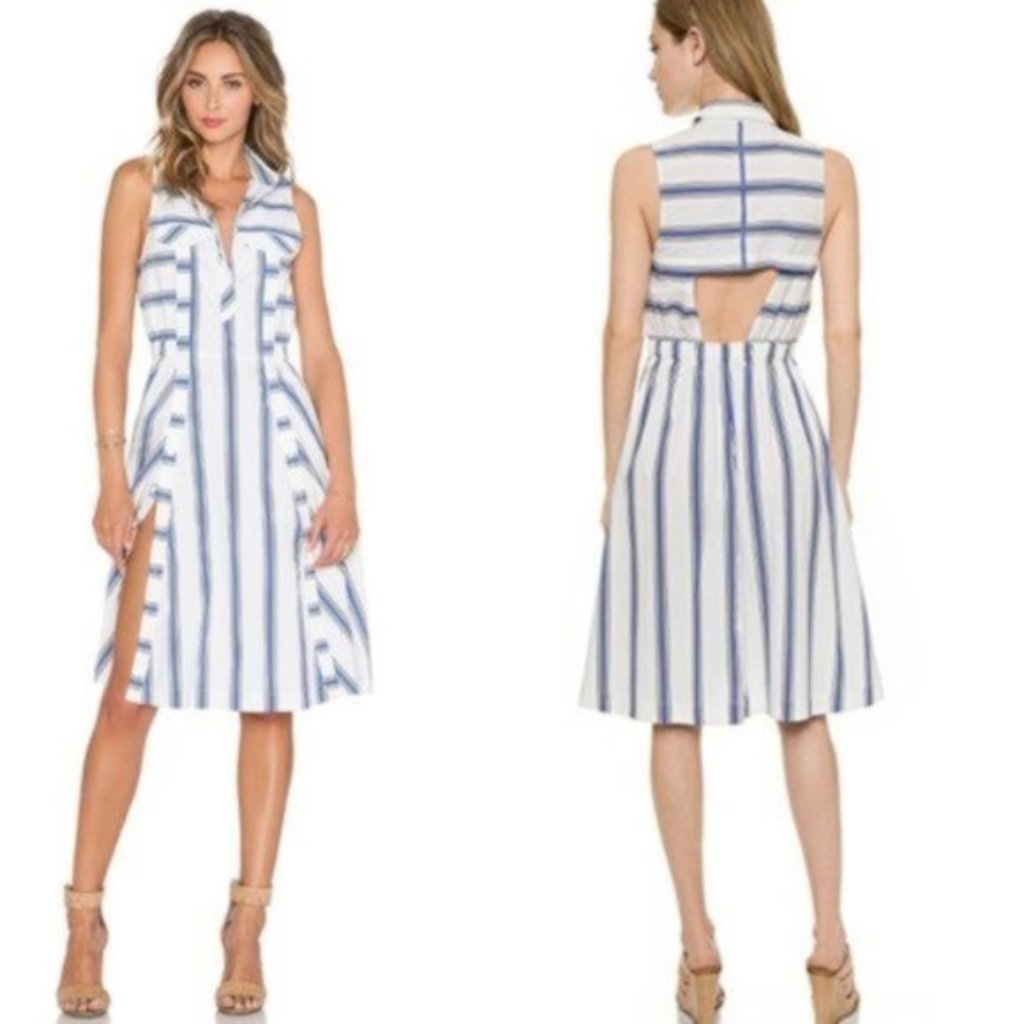 Rebecca Minkoff Nadine Dress In Santorini Blue